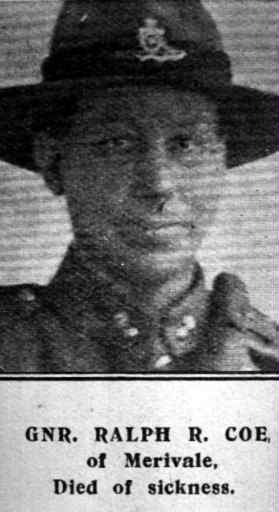 Gunner Ralph Reader Coe