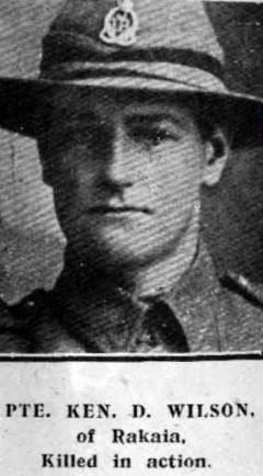 Private Kenneth David Wilson