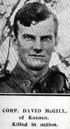 Private David Andrew McGill