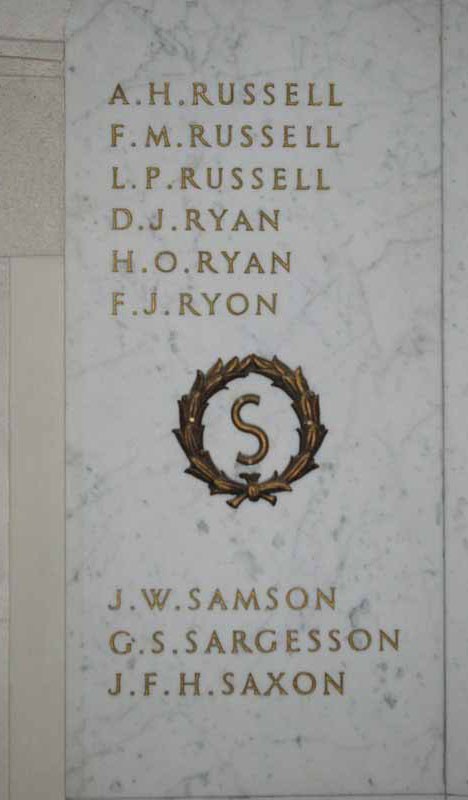 Lieutenant Francis James Ryan