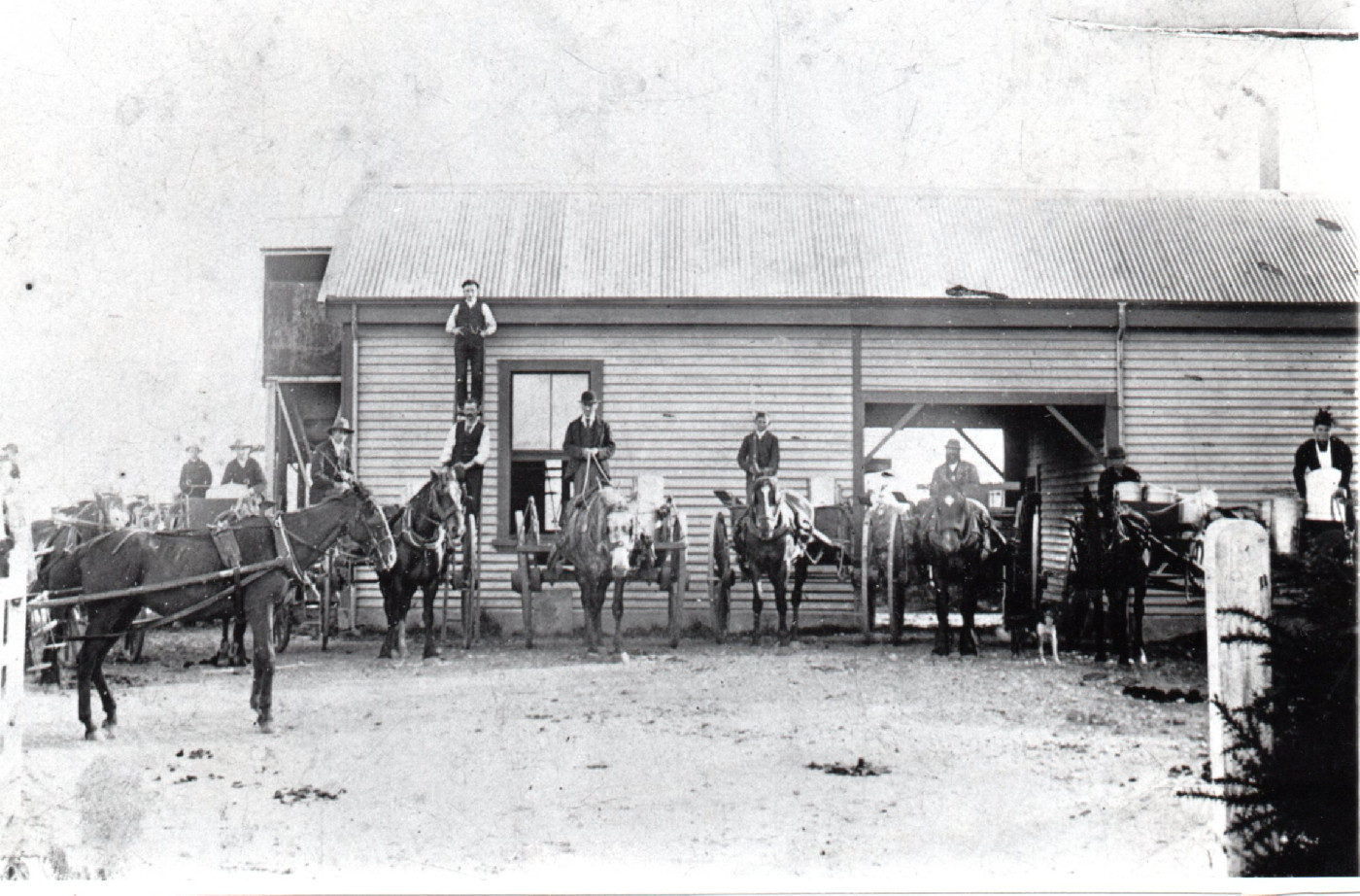 Dairy farmers and Doyleston Creamery