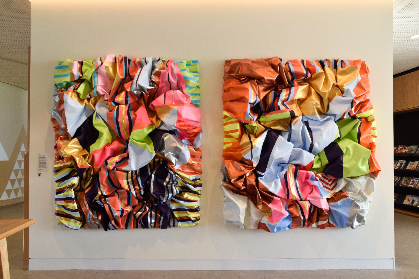 Miranda Parkes, Open Relationship, 2022.
Acrylic on canvas
Images courtesy of the Selwyn District Council. Photo by Jennifer Partington.