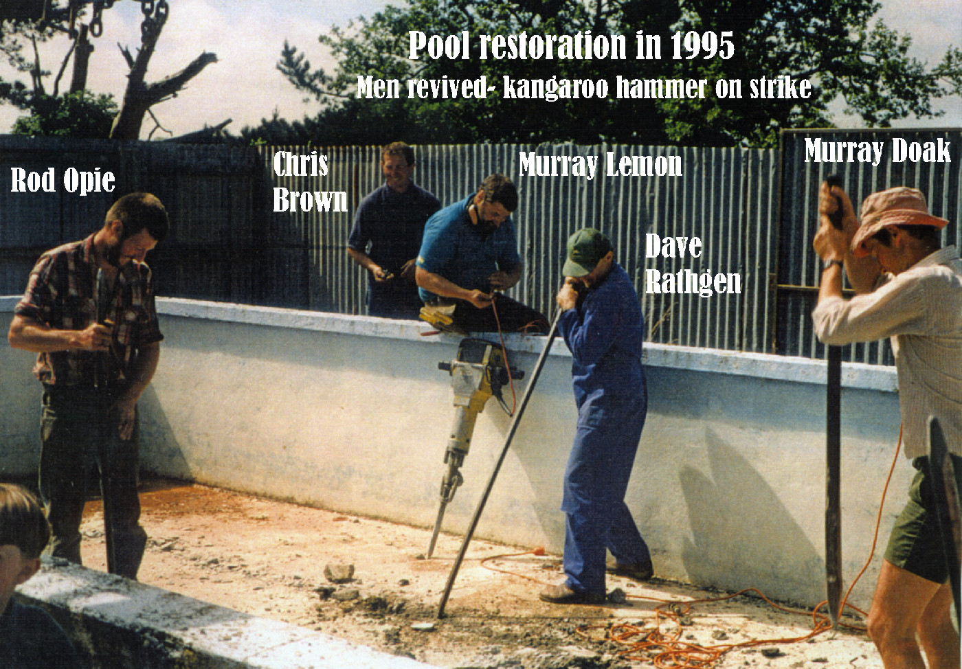 John Irvine remembers the Killinchy School pool 