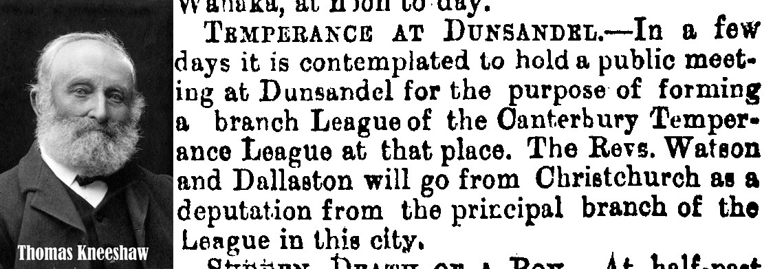 Canterbury Temperance League using the First Dunsandel Hall/Library