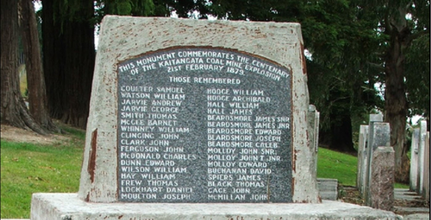 Kaitangata Mine Monument