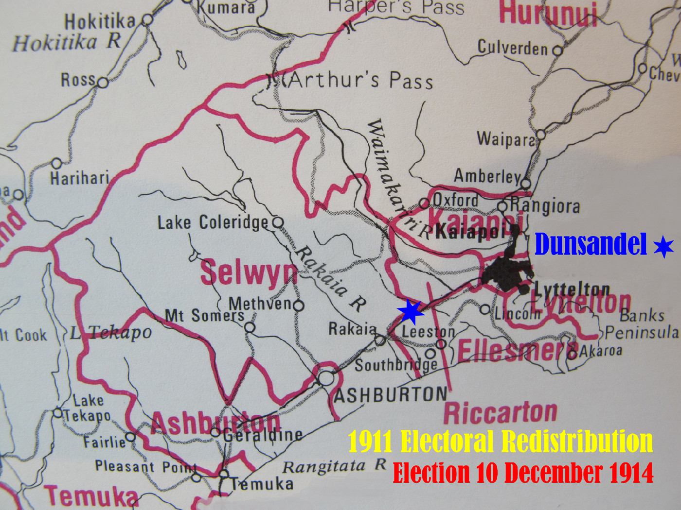 Modified from Alan McRobie "New Zealand Electoral Atlas" c1989 GP Books