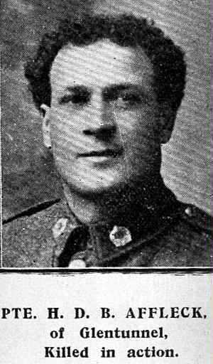 Private Henry Daniel Blane Affleck