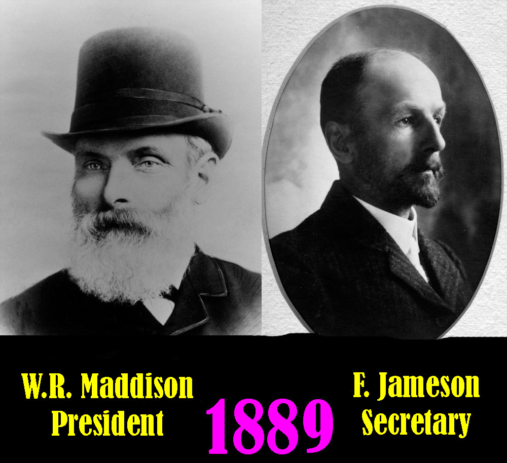 1889     20th  Year of the Ellesmere Agricultural &amp; Pastoral Association