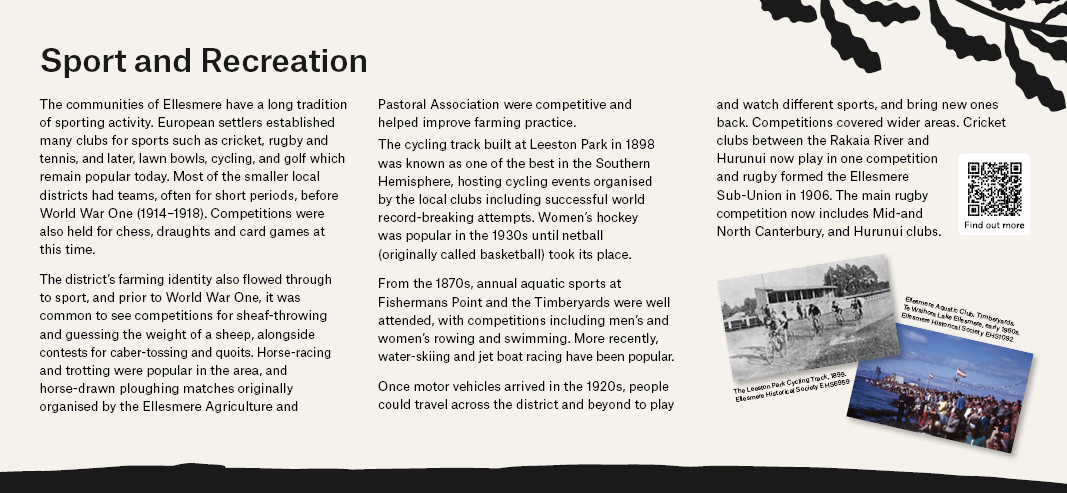 Sport and Recreation in Ellesmere 