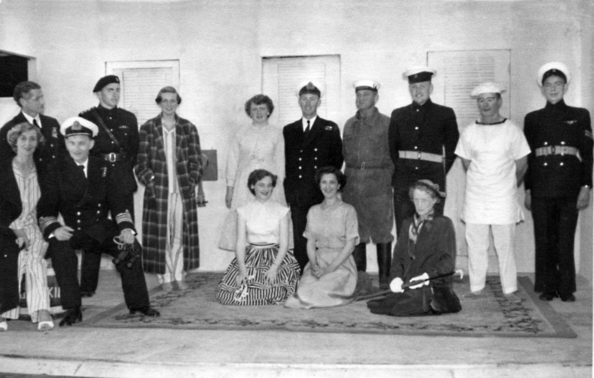 The cast of the Southbridge Drama Club production of 'The Middle'Watch' in the 1950s.
Ellesmere Historical Society Drama-007