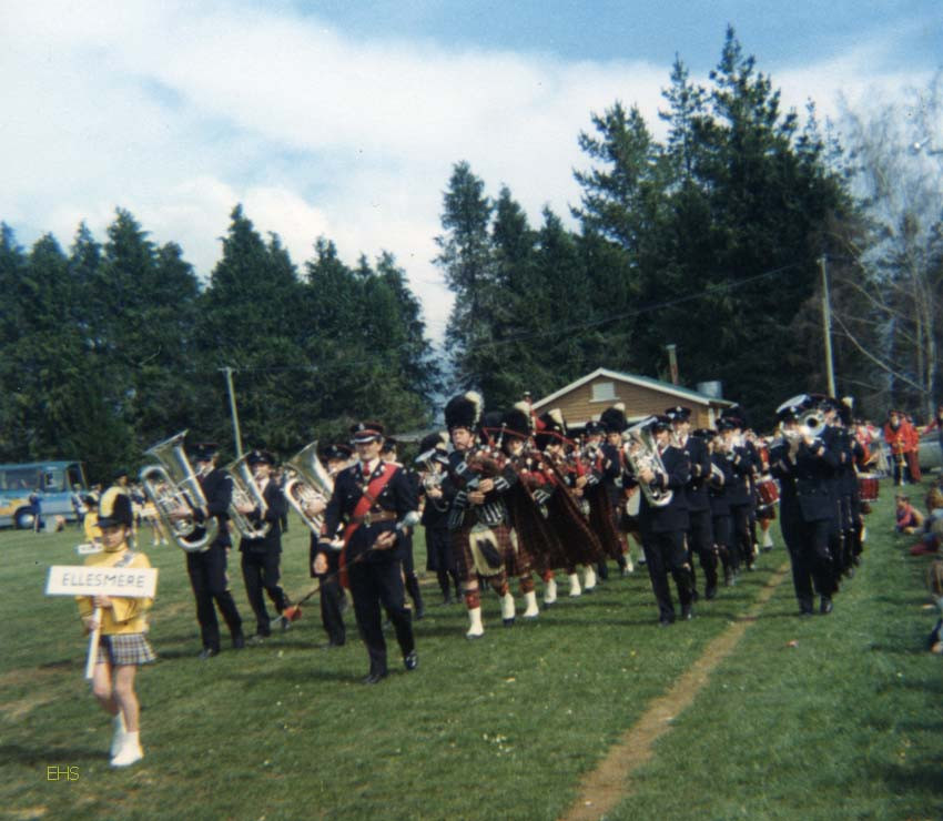 Ellesmere Brass Band & Highland Pipe, Takaka 1983. Courtesy of Kevin Taylor.
Ellesmere Historical Society EHS-1034 