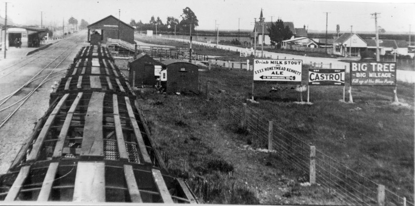 Section of the Main Line. Railway Yards at Dunsandel, 
Courtesy of Ellesmere Camera Club
Dunsandel Historical Society DHS-1528    