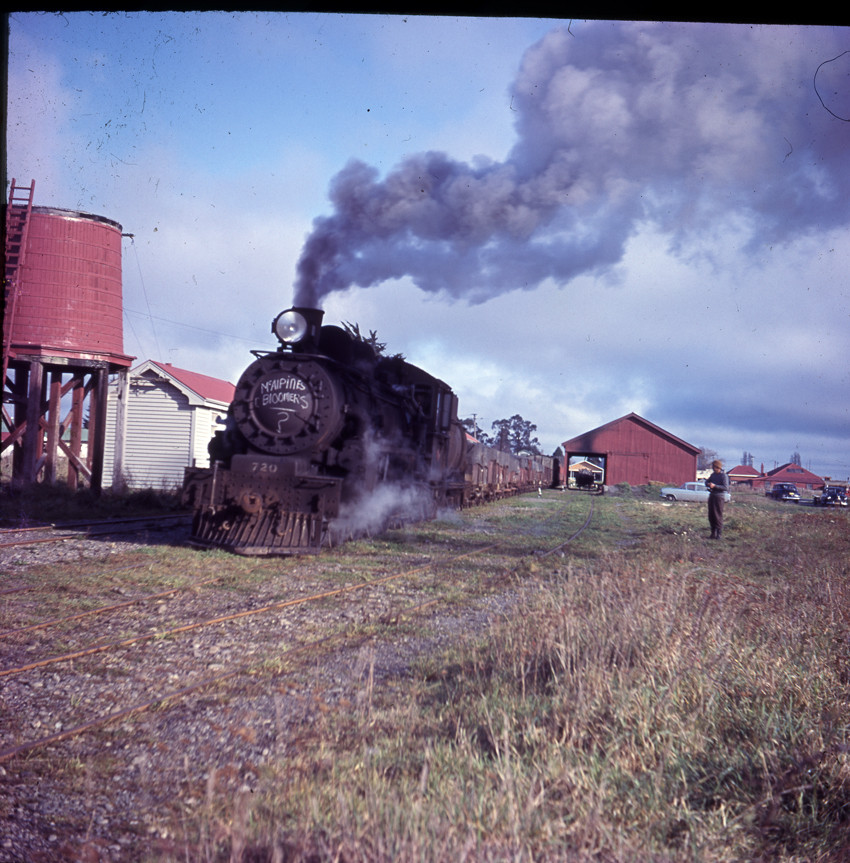Last train leaving Southbridge  on June 29,1962 
Photographer Allan F Chapman
Ellesmere Historical Society EHS-6470