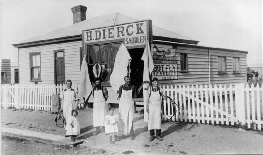 H. Dierck Saddlery in Leeston.
Courtesy of Ellesmere Camera Club
Ellesmere Historical Society EHS-1548