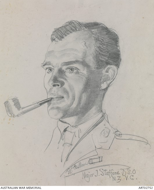 Sketch of James Stafford. Courtesy of the Australian War Memorial.