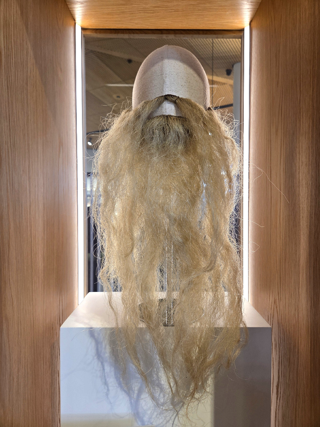 Horsehair Druid Beard, Ethelbert Lodge, No.4 U.A.O.D, Springston Collection. Lincoln and Districts Historical Society. Photograph by Michelle Sim.